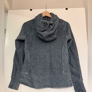 Lululemon Scuba Hoodie *Light Cotton Fleece in Luminesce Splatter White Black